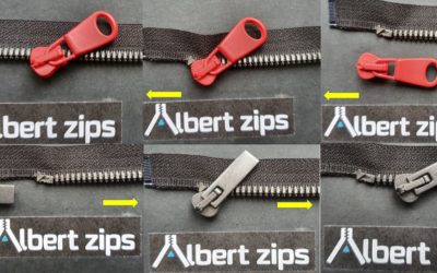 Łatwa wymiana suwaka w zamku kostkowym